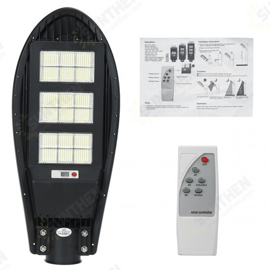 756/1138/1512LED Solar Street Light Motion Sensor Outdoor Garden Area Road Spotlight IP65