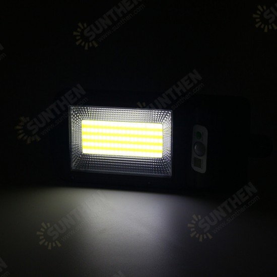 Solar Powered LED COB Street Light PIR Motion Sensor Outdoor Garden Wall Lamp+Remote Control