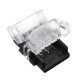 10PCS 3 Pin 10MM IP20 Board to Board LED Tape Connector Terminal for 1903 2811 2812 RGB Strip Light