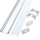 1X 5X 10X 50CM Aluminum Channel Holder For LED Strip Light Bar Under Cabinet Lamp