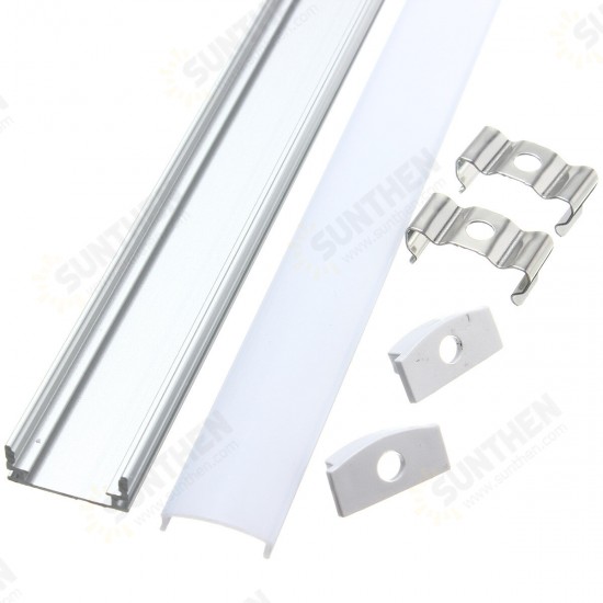 30CM Aluminum Channel Holder For LED Rigid Strip Light Bar Under Cabinet Lamp