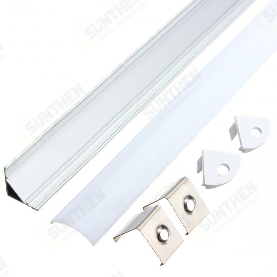 30CM Aluminum Channel Holder For LED Rigid Strip Light Bar Under Cabinet Lamp