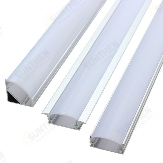 30CM Aluminum Channel Holder For LED Rigid Strip Light Bar Under Cabinet Lamp