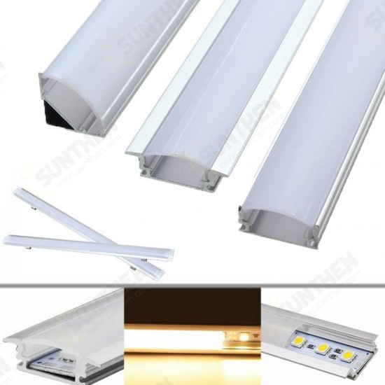 30CM Aluminum Channel Holder For LED Rigid Strip Light Bar Under Cabinet Lamp