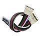 5 Pin Male Female Connector Cable Wire For RGBW SMD5050 LED Flexible Strip Light