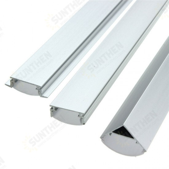 50cm U/YW/V-Style Aluminum Extrusions Channel Holder For LED Strip Bar Under Cabinet Light