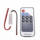 DC5-24V LED RF Controller Dimmer 9 Keys Wireless Remote Control for Single Color Strip Light