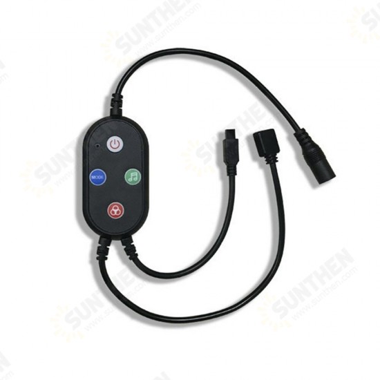 DC5V-24V bluetooth Music RGB 4Pin LED Controller + 40Keys IR Remote Control for 5050 2835 Strip Lighting