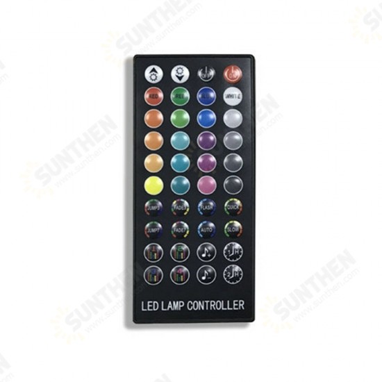 DC5V-24V bluetooth Music RGB 4Pin LED Controller + 40Keys IR Remote Control for 5050 2835 Strip Lighting