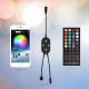 DC5V-24V bluetooth Music RGB 4Pin LED Controller + 40Keys IR Remote Control for 5050 2835 Strip Lighting