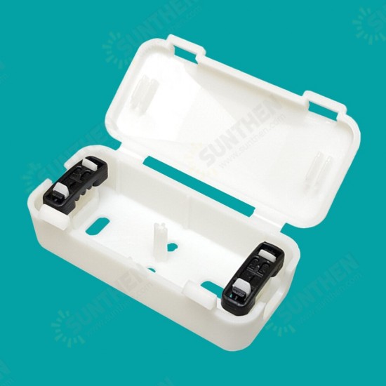 IP44 Waterproof Cable Wire Plastic Junction Box for 2 Pin Connector Terminal