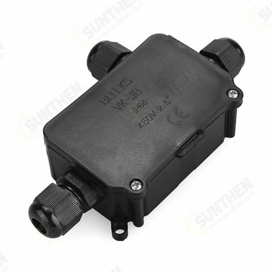 IP66 Outdoor Waterproof Junction Box 2 Way 3 Way Cable Connector With Terminal 450V