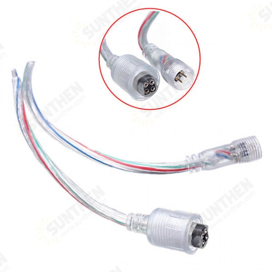 LED Light Strip Male to Female 4 Pin Adapter Waterproof Cable Cord