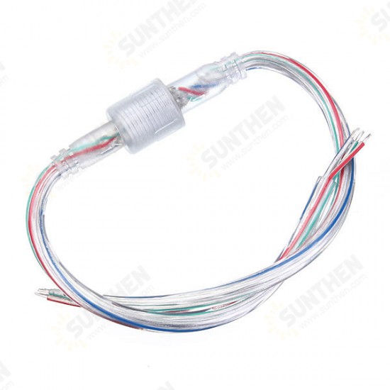 LED Light Strip Male to Female 4 Pin Adapter Waterproof Cable Cord