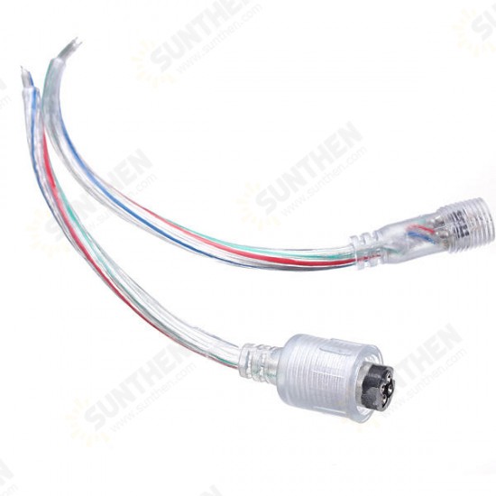 LED Light Strip Male to Female 4 Pin Adapter Waterproof Cable Cord