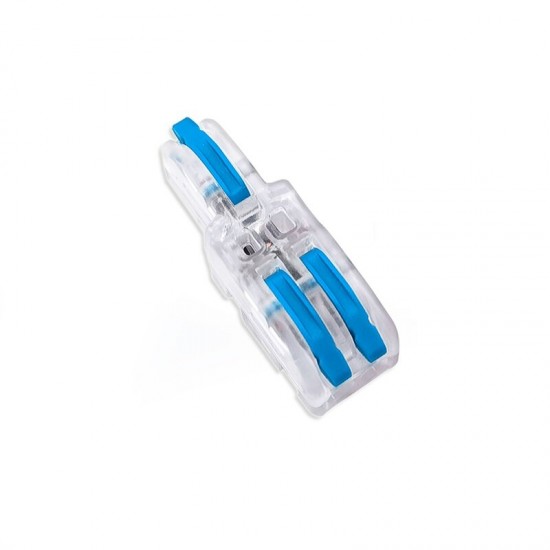 F12 Wire Connector 1 In 2 Out Color Handle Branch Terminal Transparent Shell Combined Butt-Type Parallel Connector