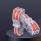 F12 Wire Connector 1 In 2 Out Color Handle Branch Terminal Transparent Shell Combined Butt-Type Parallel Connector