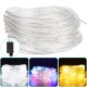 10M 100LED Outdoor Tube Rope Strip String Light RGB Lamp Xmas Home Decor Lights with US Plug