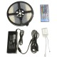 5M 5050 300LEDs RGB+Warm White Flexible LED Strip Kit with 40 Key RGBW Remote Controller