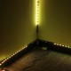 3*4M 5050 RGB LED Strip Light Non-Waterproof + Controller + Remote Control + 12V 5A Power Supply