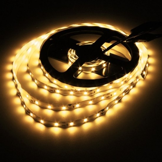 4M DC12V 19.2W 240 SMD 3528 Non-waterproof Red/Blue/Green/White/Warm White/RGB Flexible LED Strip