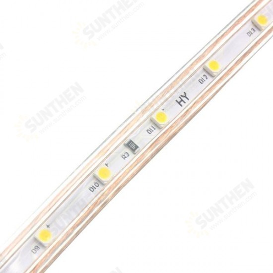 9M 31.5W Waterproof IP67 SMD 3528 630 LED Strip Rope Light Christmas Party Outdoor AC 220V