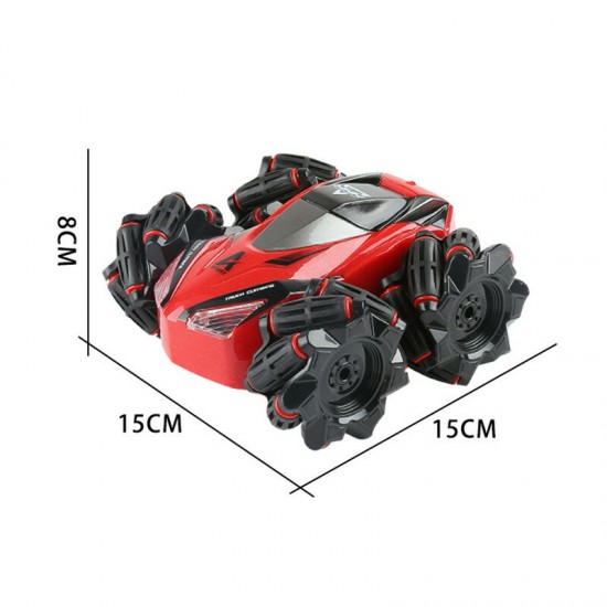 C10 RC Stunt Car with Light Music 2.4Ghz 4CH 20km/h Drifting 360 Degree Rotating Remote Control Vehicle Toys