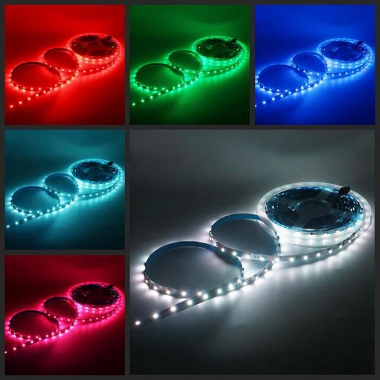 High Brightness Black/White PCB SMD3535 120LED/m RGB Color Changeable LED Strip Light DC12V for Indoor Home Decoration