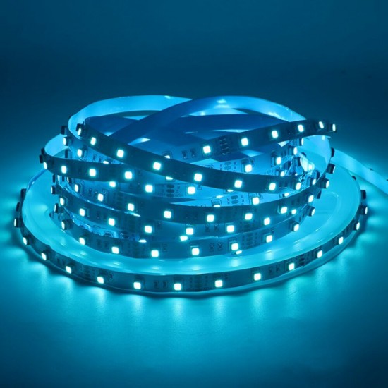 High Brightness Black/White PCB SMD3535 120LED/m RGB Color Changeable LED Strip Light DC12V for Indoor Home Decoration