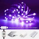 USB Fairy Lights LED String Music Sync Bluetooth APP Phone Indoor Outdoor Twinkle 32.8FT Hanging Curtain String Lights Color Changing Starry Lights