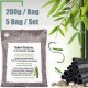 5Pcs Bamboo Charcoal Bag 200g Per Car Air Purifier Deodorizer Natural Freshener Odor Eliminator