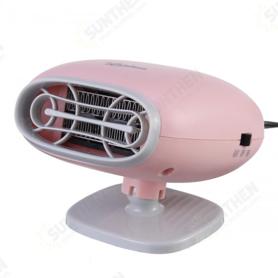 2 In 1 Car Heater Cooler Fan 12V 150W Portable Auto Windshield Demister Defroster Dryer