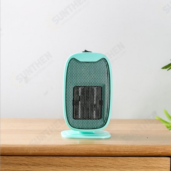 500W Mini Electric Ceramic Heater Portable Silent Home Office Heating Fan Winter Warmer