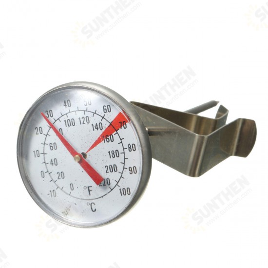 Clip On Metal Dial Food Thermometer Gauge -10-100℃ For Candle/ Soap/ Jam Making DIY Tools Kit