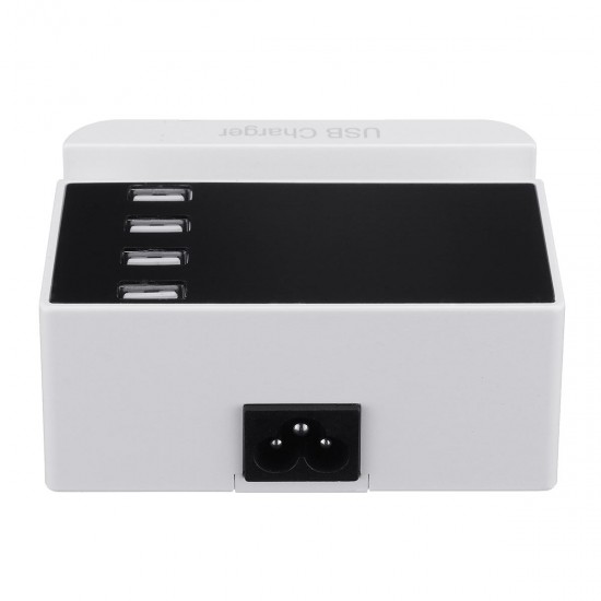 LCD Display 1.9 Inch USB Charger Power Adapter Desktop Charging Station Phone Charger Smart IC technology USB Ports Charger