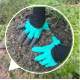 1 Pair Safety Gloves Garden Gloves Rubber TPR Thermo Plastic Builders Work ABS Plastic Claws