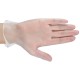 100 Pcs, Disposable, Latex Rubber Gloves, Powder for Industrial, Food Service, Cleaning and More, USA in Stock, Arrive in 7-10 Days (M, L, XL, White)