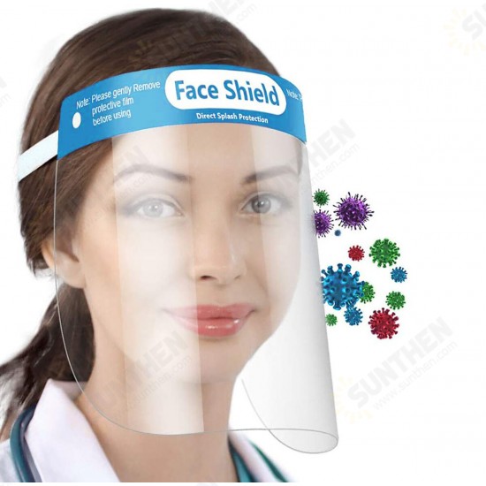 Face Mask Shield Protective Hat Reusable Clear Disposable Safety Full Face Isolation Shield