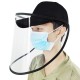 PU463 Protective Hat Face Shield Protective Mask Windproof Dustproof Antifoam Detachable