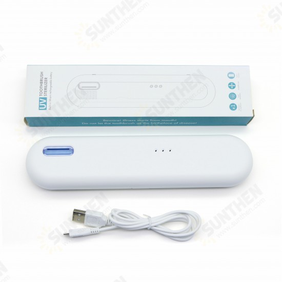 Portable X11 UV Toothbrush Sterilizer Box Disinfection Box Travel Automatic Toothbrush Cleaning Box