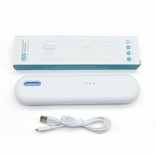 Portable X11 UV Toothbrush Sterilizer Box Disinfection Box Travel Automatic Toothbrush Cleaning Box