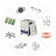 JP-010S Digital 2L Ultrasonic Cleaner with Heating Timer Bath 60W Ultrasound Machine Watches Glasses Coins Tool Part