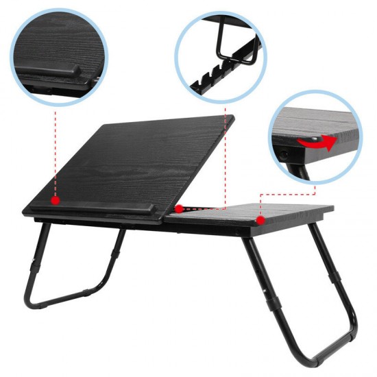 64*35cm Multifunctional Foldable Multi-angle Adjustment Computer Laptop Desk Table TV Bed Computer Mackbook Desktop Holder