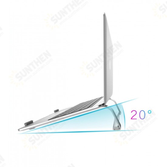 Aluminium Alloy Laptop Stand Desktop Tablet Holder Desk For Macbook Pro Air Notebook