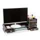 Multi-function Desktop Monitor Stand Computer Laptop Screen Riser Wood Shelf Desk Storage Holder