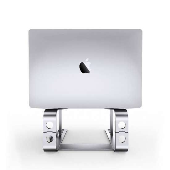 U4 Ergonomic Laptop Stand Aluminum Laptop Holder Foldable Desktop Holder Laptop Riser with Mobile Holder