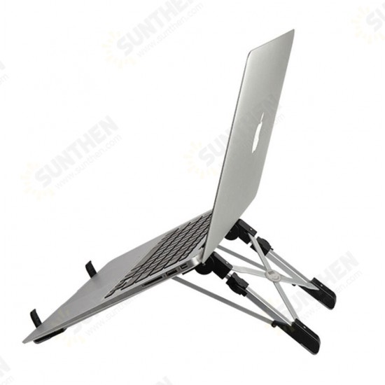 YDA-007 Foldable Laptop Stand Notebook Holder Portable Lapdesk Bracket for 11-15.6 inch Laptops