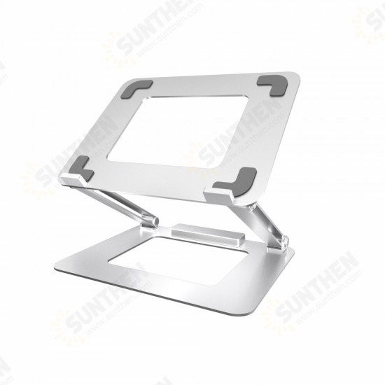 N37-3 Laptop Stand with USB 3.0 Interface Portable Bracket Foldable Aluminum Alloy Computer Heat Dissipation Bracket