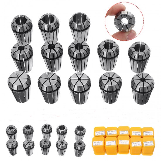 ER11 ER16 ER20 Spring Collet Chuck Set CNC Milling Lathe Tool for Engraving Machine