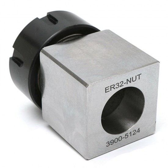 Hard Steel Square ER-32 Collet Chuck Block CNC Lathe Tool Holder